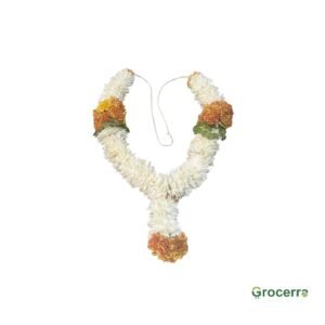 Flower Garland Milky White And Orange Chrysanthemum Flower 1 N