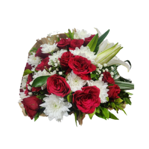 Parallel Bamboo Mat Flower Basket