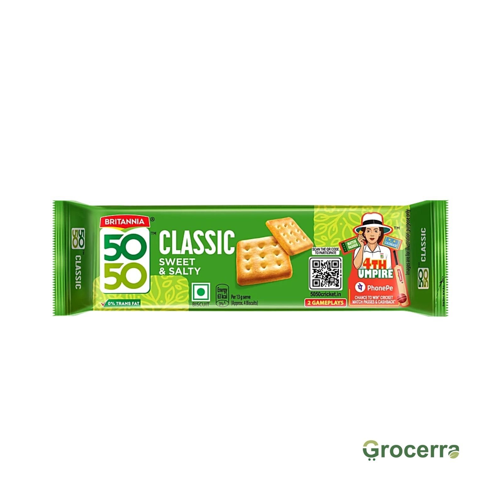 Britannia 50-50 Classic Sweet & Salty 75.6gms