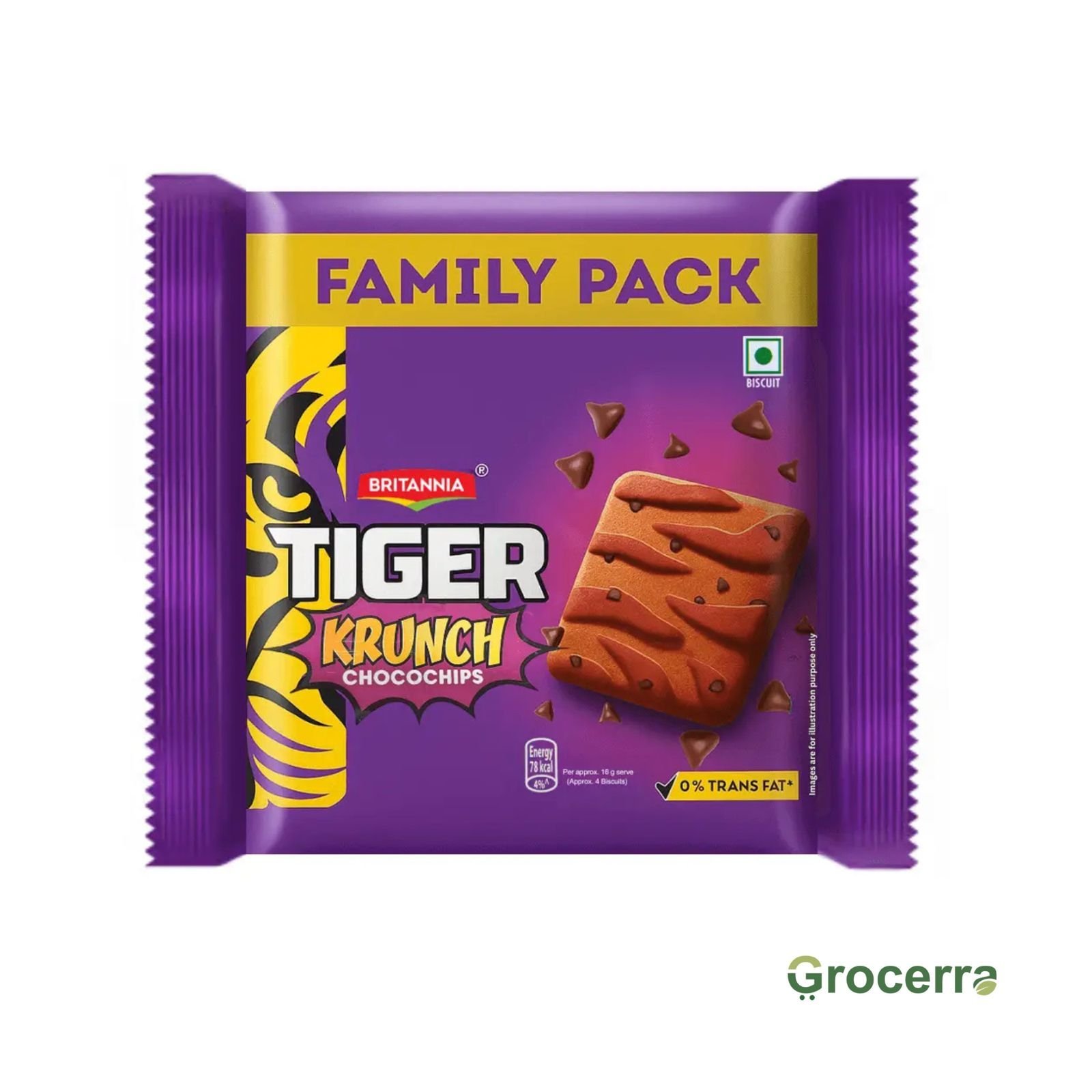 Britania Tiger Krunch Chocochips 400gms