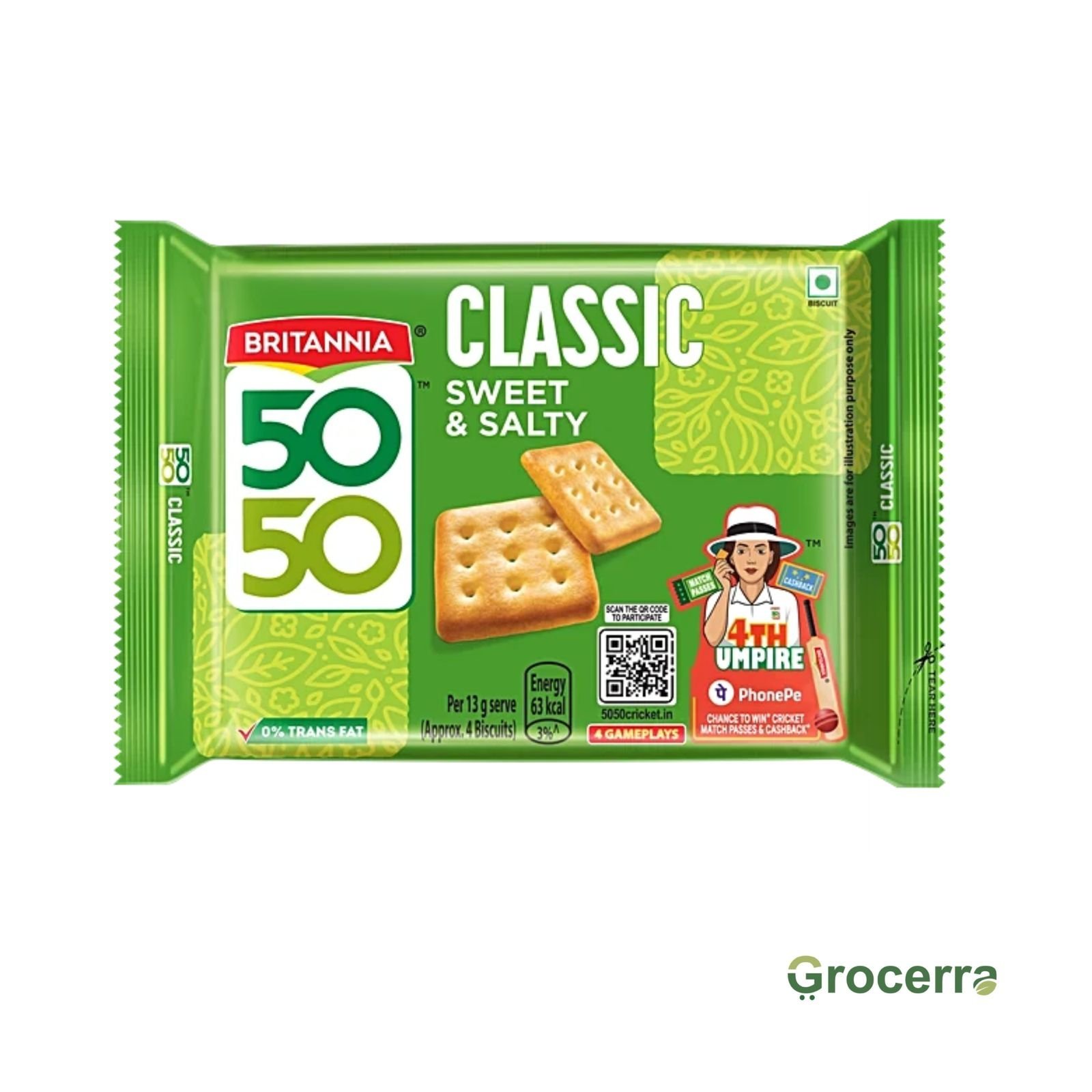 Britannia 50-50 Classic Sweet & Salty 200gms