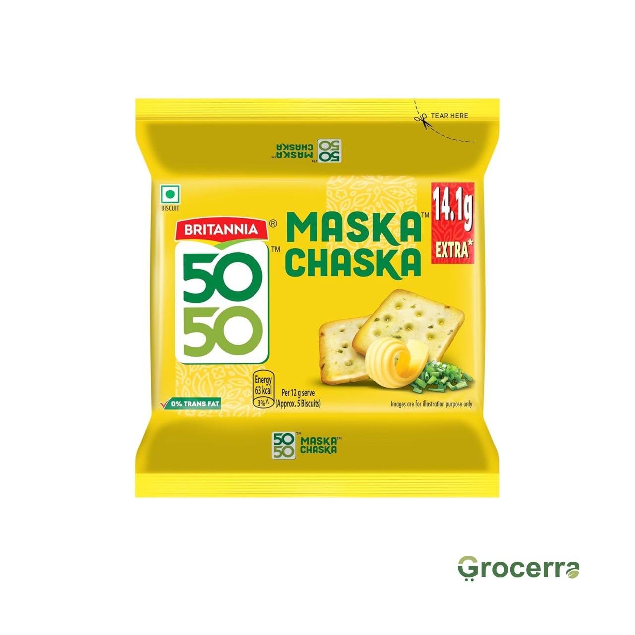 Britannia 50-50 Maska Chaska 42.7gms