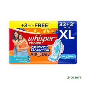 Whisper Choice Sanitary Pads XL, 36 Pads