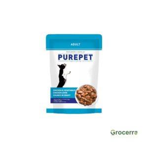 Purepet Chicken & Vegetable, Chicken Liver, Chicken In Gravy 70 g