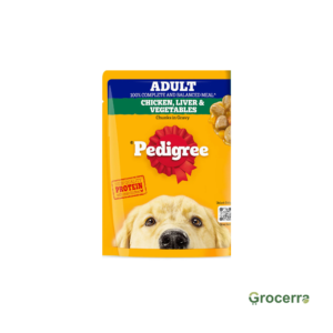 Pedigree Chicken Liver & Vegetables Flavour Chunks In Gravy 70 g
