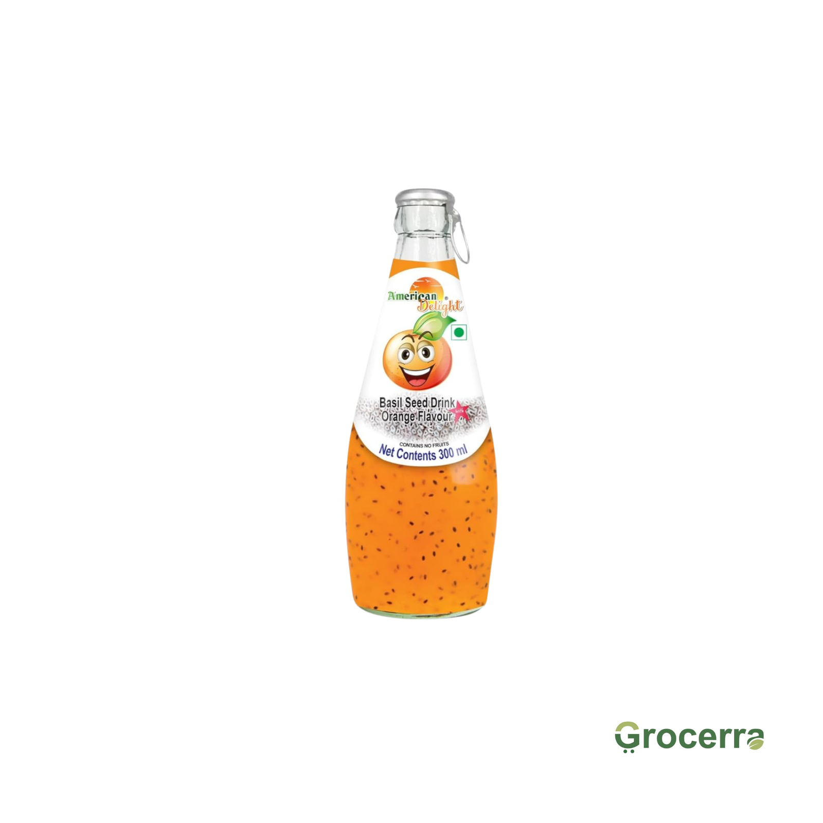 American Delight Basil Seeds Orange Flavour Drink 300ml
